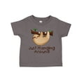 thumbnail image 1 of Inktastic Just Hanging Around with Cute Sloth Boys or Girls Toddler T-Shirt, 1 of 5