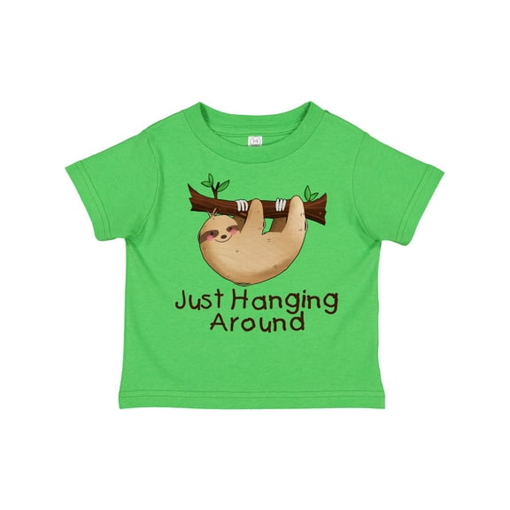 Inktastic Just Hanging Around with Cute Sloth Boys or Girls Toddler T-Shirt