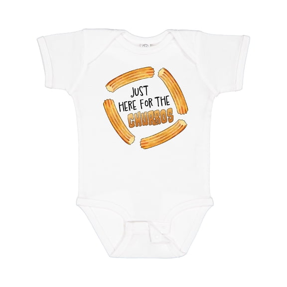 Inktastic Just Here for the Churros Boys or Girls Baby Bodysuit