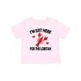 thumbnail image 1 of Inktastic Just Here for the Lobster Boys or Girls Baby T-Shirt, 1 of 5