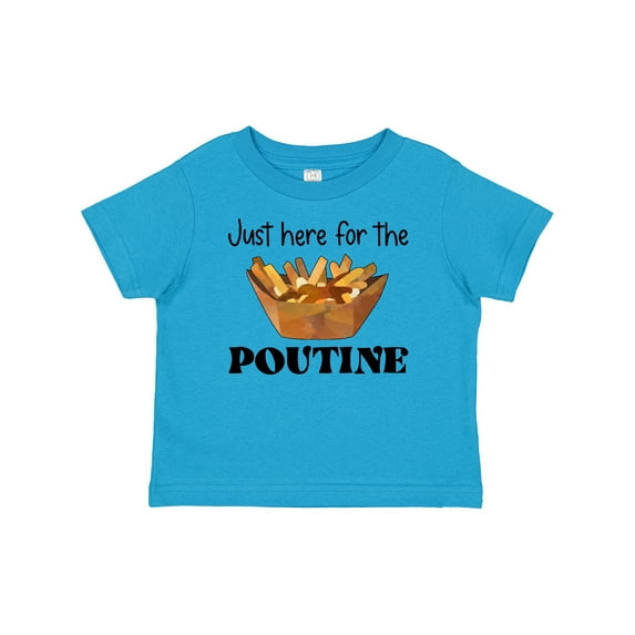 Inktastic Just Here for the Poutine Boys or Girls Baby T-Shirt