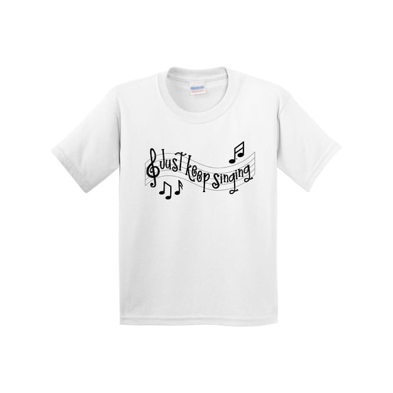 Inktastic Just Keep Singing Youth T-Shirt