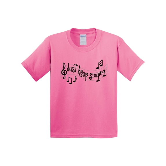 Inktastic Just Keep Singing Youth T-Shirt