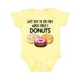 thumbnail image 1 of Inktastic Just Skip to the Part Where There's Donuts Boys or Girls Baby Bodysuit, 1 of 4