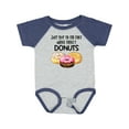 thumbnail image 1 of Inktastic Just Skip to the Part Where There's Donuts Boys or Girls Baby Bodysuit, 1 of 5