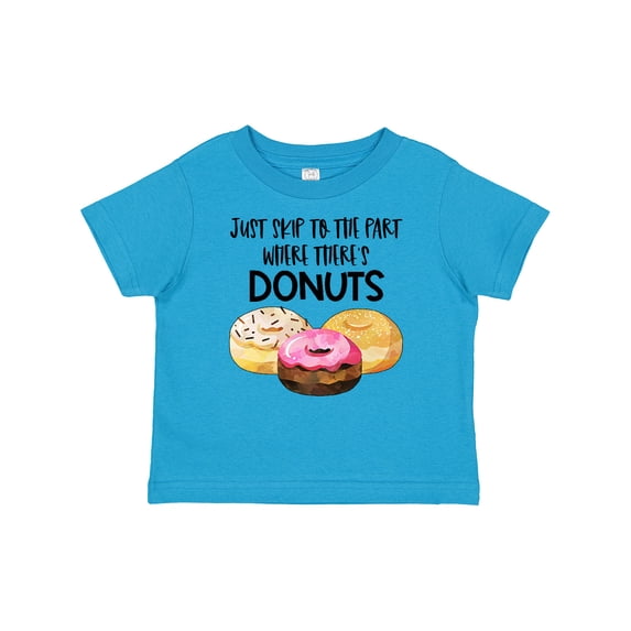 Inktastic Just Skip to the Part Where There's Donuts Boys or Girls Baby T-Shirt