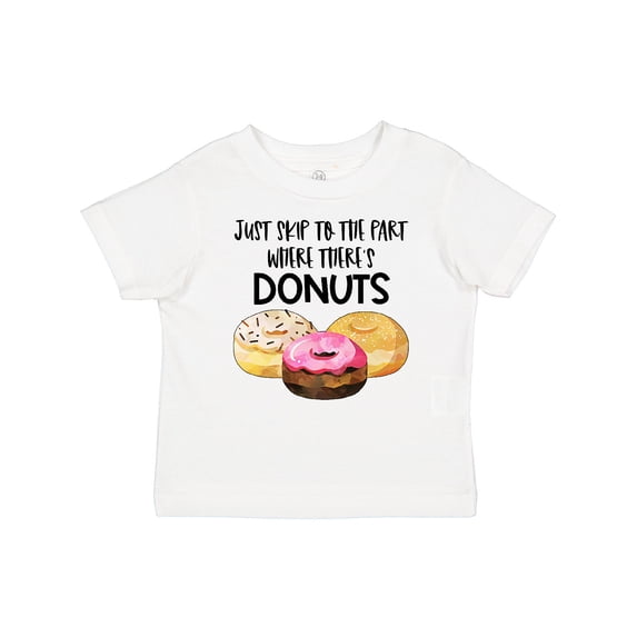 Inktastic Just Skip to the Part Where There's Donuts Boys or Girls Baby T-Shirt