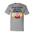 thumbnail image 1 of Inktastic Just Skip to the Part Where There's Donuts T-Shirt, 1 of 5
