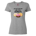 thumbnail image 1 of Inktastic Just Skip to the Part Where There's Donuts Women's T-Shirt, 1 of 5