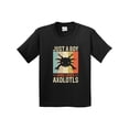 thumbnail image 1 of Inktastic Just a Boy Who Loves Axolotls Youth T-Shirt, 1 of 5