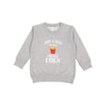 thumbnail image 1 of Inktastic Just a Boy Who Loves French Fries Toddler Sweatshirt, 1 of 4