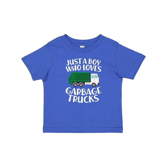 Inktastic Just a Boy Who Loves Garbage Trucks Boys Baby T-Shirt