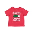 thumbnail image 1 of Inktastic Just a Boy Who Loves Garbage Trucks Boys Toddler T-Shirt, 1 of 5
