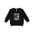 thumbnail image 1 of Inktastic Just a Boy Who Loves Garbage Trucks Toddler Sweatshirt, 1 of 4