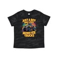 thumbnail image 1 of Inktastic Just a Boy Who Loves Monster Trucks Boys or Girls Toddler T-Shirt, 1 of 5