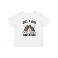 thumbnail image 1 of Inktastic Just a Girl Who Loves Adventure Girls Baby T-Shirt, 1 of 5