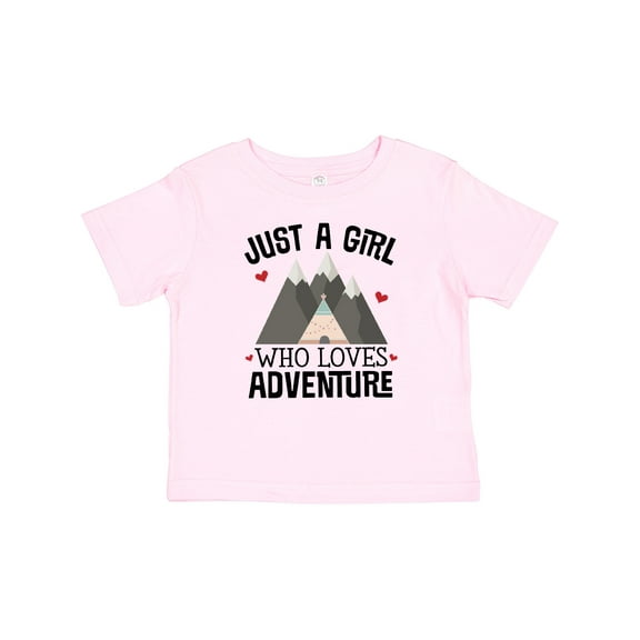 Inktastic Just a Girl Who Loves Adventure Girls Baby T-Shirt