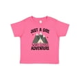 thumbnail image 1 of Inktastic Just a Girl Who Loves Adventure Girls Baby T-Shirt, 1 of 5