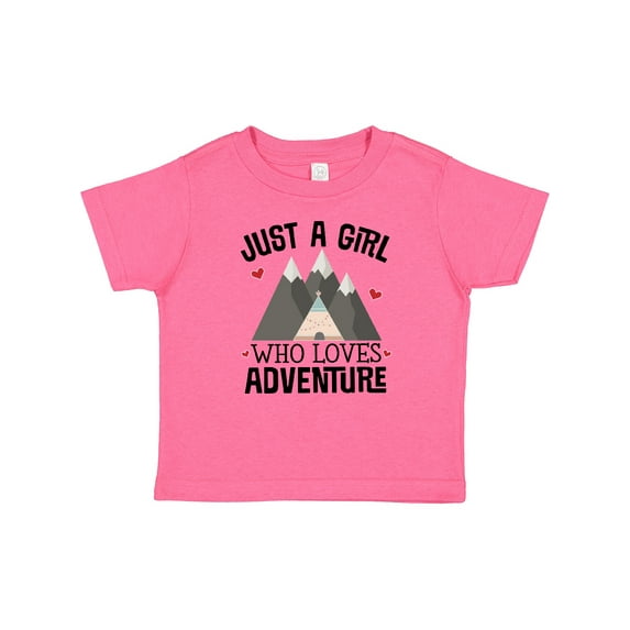 Inktastic Just a Girl Who Loves Adventure Girls Baby T-Shirt