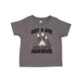 thumbnail image 1 of Inktastic Just a Girl Who Loves Adventure Girls Toddler T-Shirt, 1 of 5