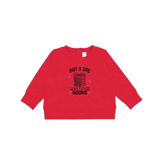Inktastic Just a Girl Who Loves Books Baby Sweatshirt