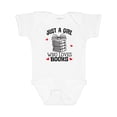 thumbnail image 1 of Inktastic Just a Girl Who Loves Books Girls Baby Bodysuit, 1 of 5