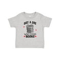 thumbnail image 1 of Inktastic Just a Girl Who Loves Books Girls Baby T-Shirt, 1 of 5