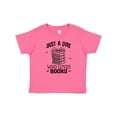 thumbnail image 1 of Inktastic Just a Girl Who Loves Books Girls Baby T-Shirt, 1 of 5