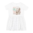 thumbnail image 1 of Inktastic Just a Girl Who Loves Books Reading Girls Toddler Dress, 1 of 5