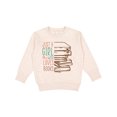 thumbnail image 1 of Inktastic Just a Girl Who Loves Books Reading Toddler Sweatshirt, 1 of 4