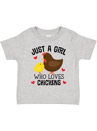 Monogram Chicken Shirt for Baby Toddler Kids Girls Boys 
