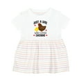 thumbnail image 1 of Inktastic Just a Girl Who Loves Chickens Girls Baby Dress, 1 of 5