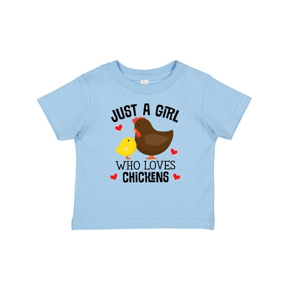 Inktastic Just a Girl Who Loves Chickens Girls Baby T-Shirt