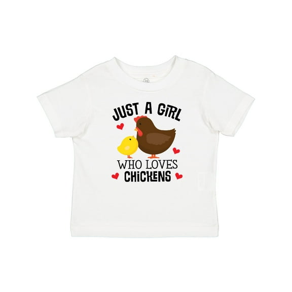 Inktastic Just a Girl Who Loves Chickens Girls Baby T-Shirt
