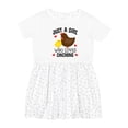 thumbnail image 1 of Inktastic Just a Girl Who Loves Chickens Girls Toddler Dress, 1 of 5