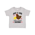 thumbnail image 1 of Inktastic Just a Girl Who Loves Chickens Girls Toddler T-Shirt, 1 of 5