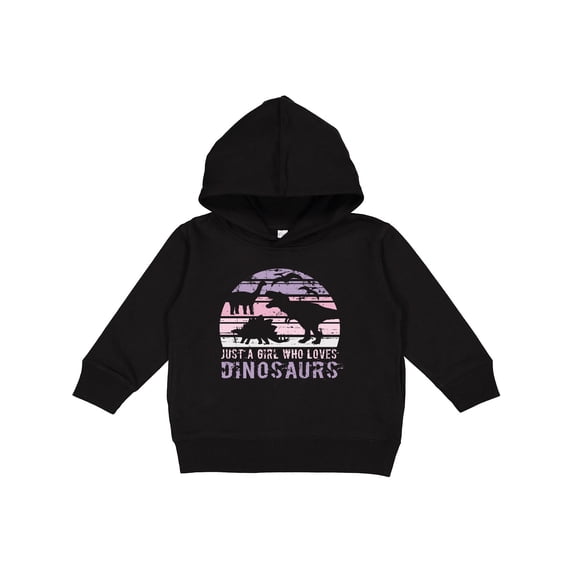 Inktastic Just a Girl Who Loves Dinosaurs Toddler Hoodie