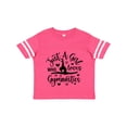thumbnail image 1 of Inktastic Just a Girl Who Loves Gymnastics Girls Toddler T-Shirt, 1 of 5