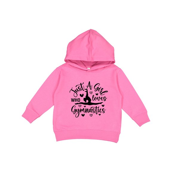Inktastic Just a Girl Who Loves Gymnastics Toddler Hoodie