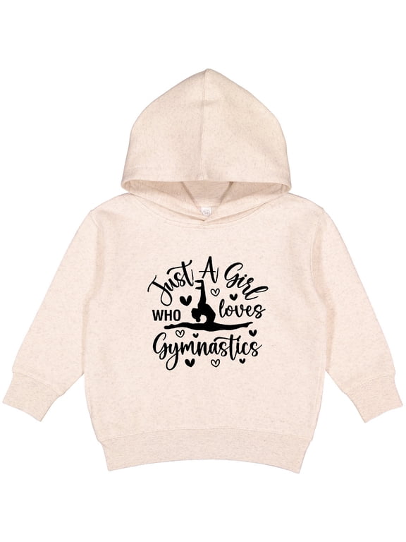 Just a Girl Who Loves Gymnastics Toddler Hoodie