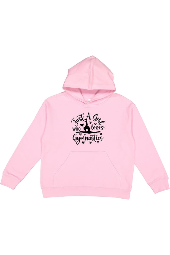 Just a Girl Who Loves Gymnastics Youth Hoodie Sweatshirt