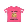 thumbnail image 1 of Inktastic Just a Girl Who Loves Hedgehogs Boys or Girls Toddler T-Shirt, 1 of 5