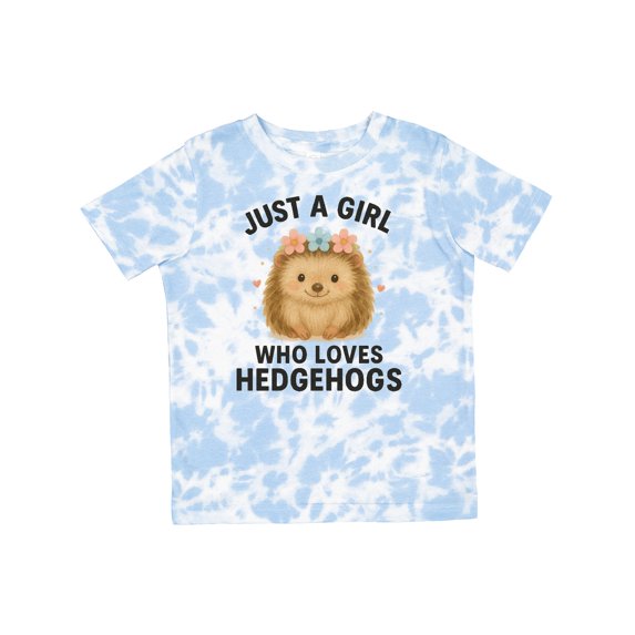 Inktastic Just a Girl Who Loves Hedgehogs Boys or Girls Toddler T-Shirt