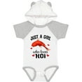 thumbnail image 1 of Inktastic Just a Girl Who Loves Koi Fish Girls Baby Bodysuit, 1 of 5