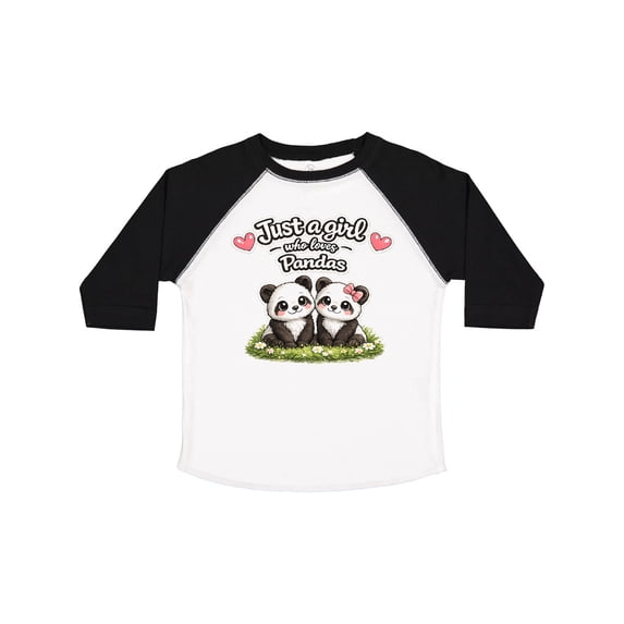 Inktastic Just a Girl Who Loves Pandas Boys or Girls Toddler T-Shirt