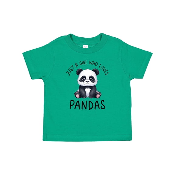Inktastic Just a Girl Who Loves Pandas Girls Baby T-Shirt
