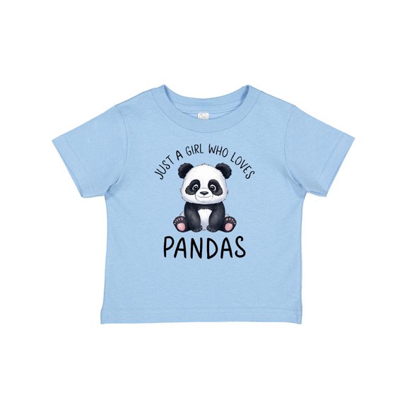 Inktastic Just a Girl Who Loves Pandas Girls Baby T-Shirt