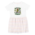 thumbnail image 1 of Inktastic Just a Girl Who Loves Pickles Girls Toddler Dress, 1 of 5