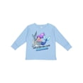 thumbnail image 1 of Inktastic Just a Girl Who Loves Sharks Mermaid Girls Long Sleeve Toddler T-Shirt, 1 of 5
