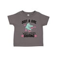 thumbnail image 1 of Inktastic Just a Girl Who Loves Skating Girls Toddler T-Shirt, 1 of 5